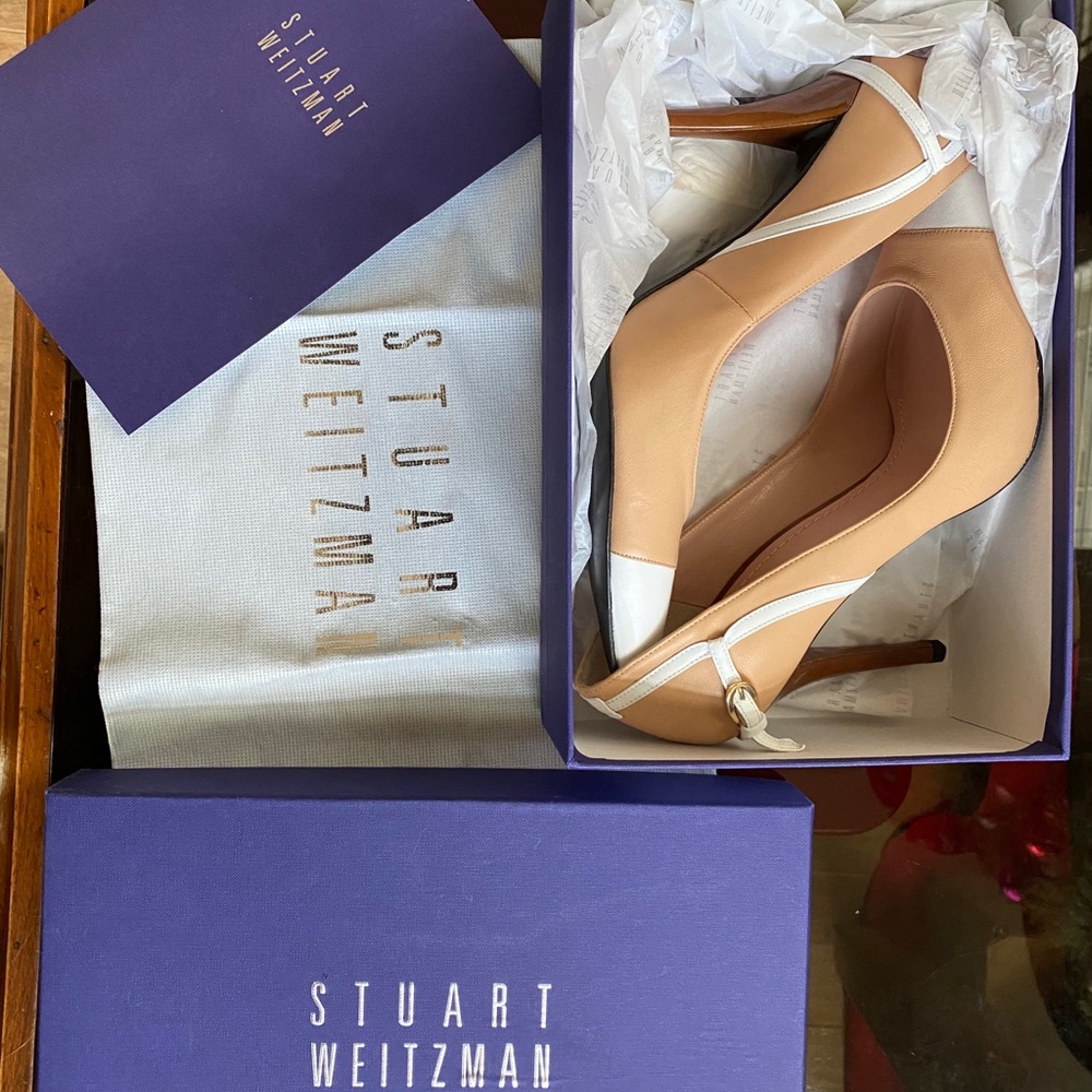 NWT NIB Stuart Weitzman Hitchup Sahara Pumps